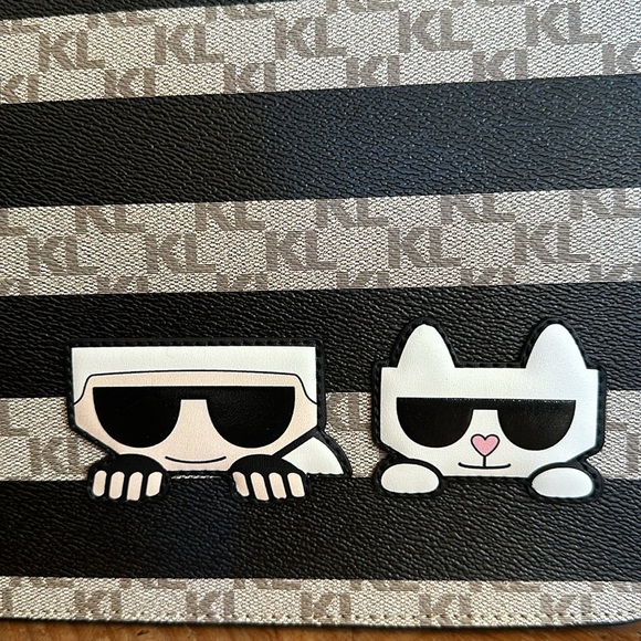 Karl Lagerfeld Paris Small Tote w/Crossbody/Shoulder Strap - Picture 12 of 12